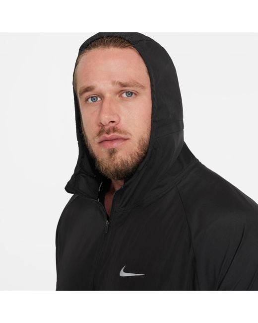 Nike Blue Miler Repel Running Jacket for men