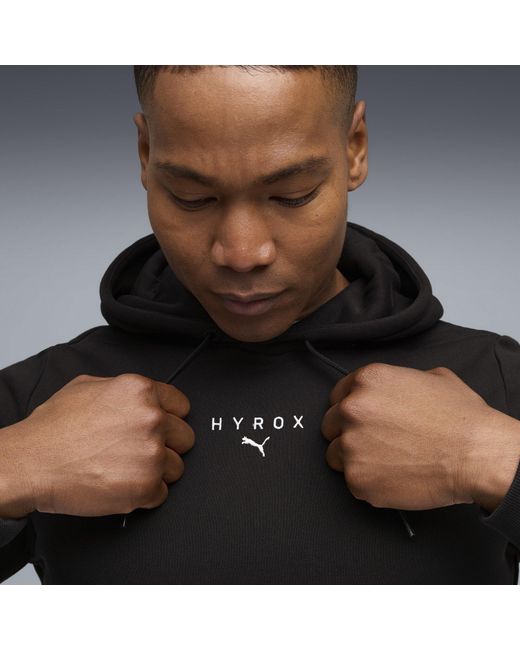 PUMA Black X Hyrox Heavyweight Performance Hoodie for men