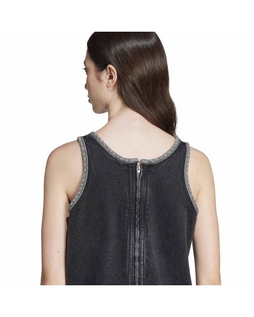 Adidas Black Denim Mini Dress