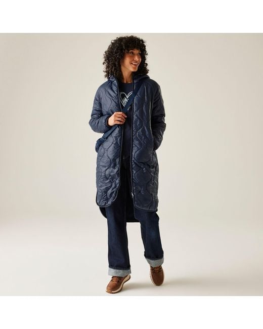 Regatta Blue Triea Water-Repellent Lightweight Quilted Jacket