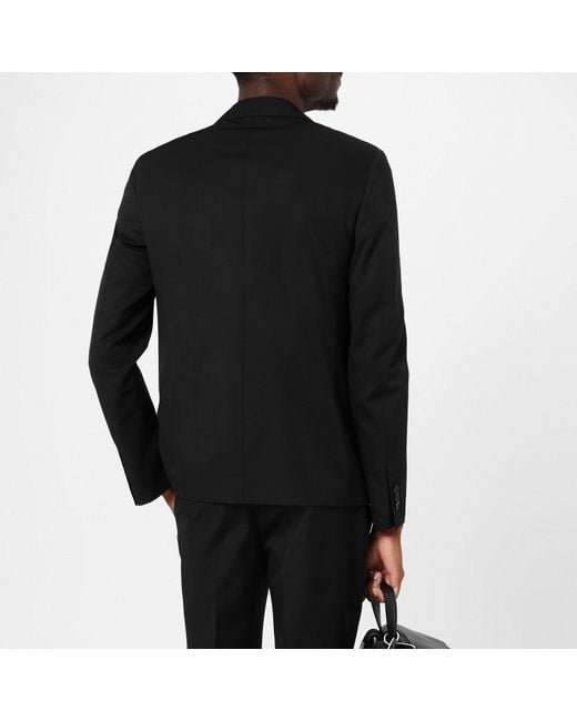 Off-White c/o Virgil Abloh Black Off Ow Embroidered Blazer for men