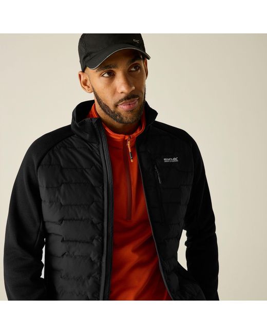 Regatta Black Cyrus Hybrid Insulated Jacket for men