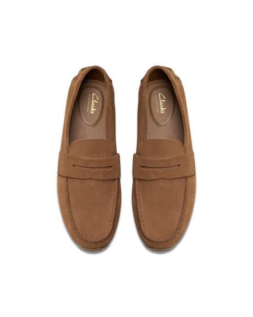 Clarks Brown Corsley Bar Standard Fit for men