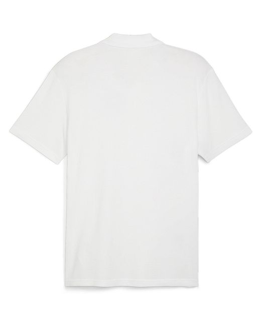 PUMA White Teamfinal Casuals Polo Shirt for men