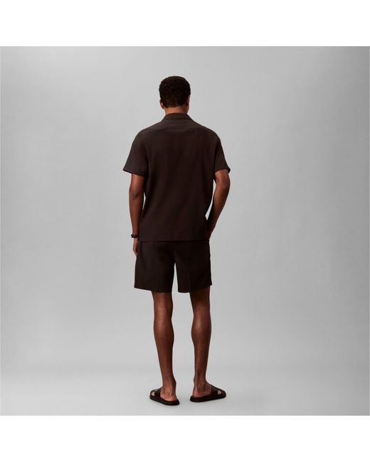 Calvin Klein Black Chino Shorts for men