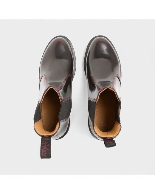 Dr. Martens Black Flora Chelsea Boots