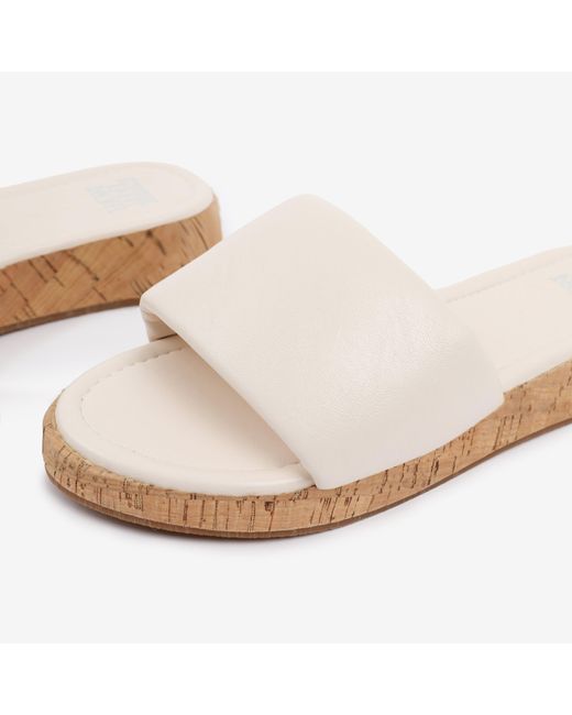 Where's That From Multicolor Pu Julia Flatform Sliders Sandal Ladies