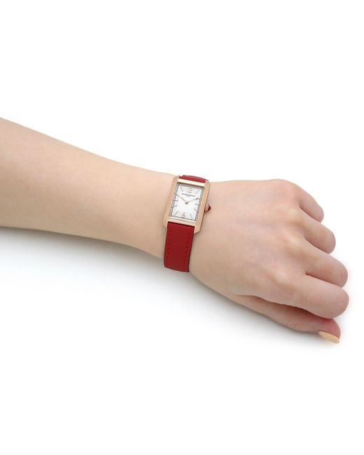 Baume & Mercier Red Hampton Wrist Watch