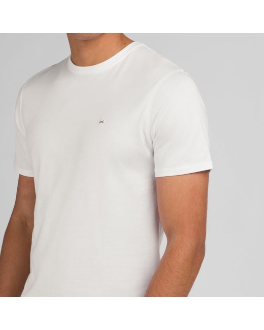 Eden Park White Light Pima Cotton T-Shirt for men