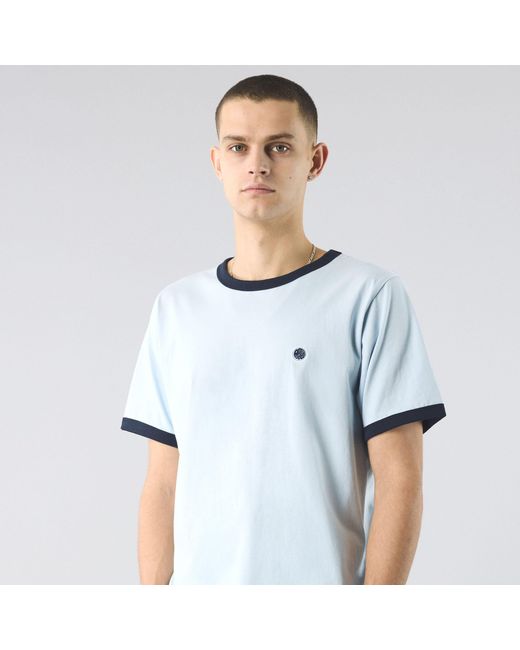 Pretty Green Blue Eclipse Ringer Regular Fit T-Shirt for men