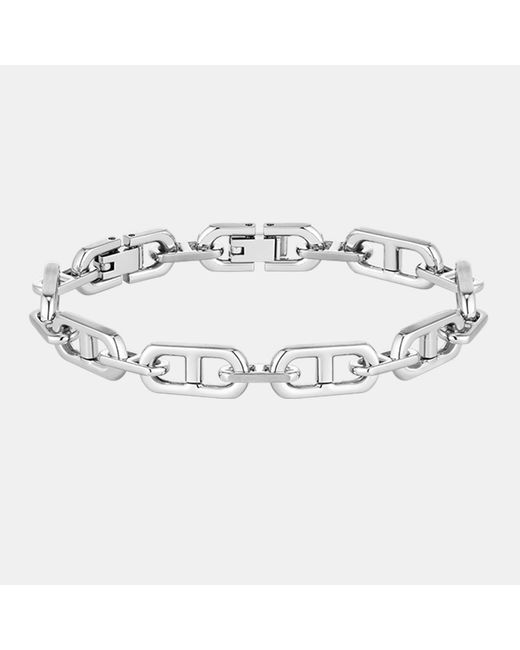 Boss Metallic Gents Kode Chain Stainless Steel Bracelet for men