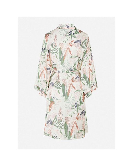 CCDK White Kimono Dressing Gown