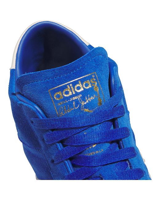 Adidas Blue Adults Jabbar Hi Basketball Trainers
