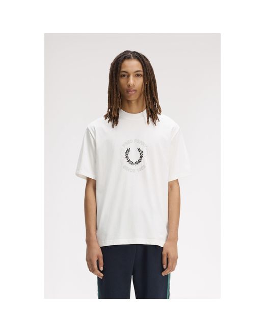Fred Perry White T-Shirt for men