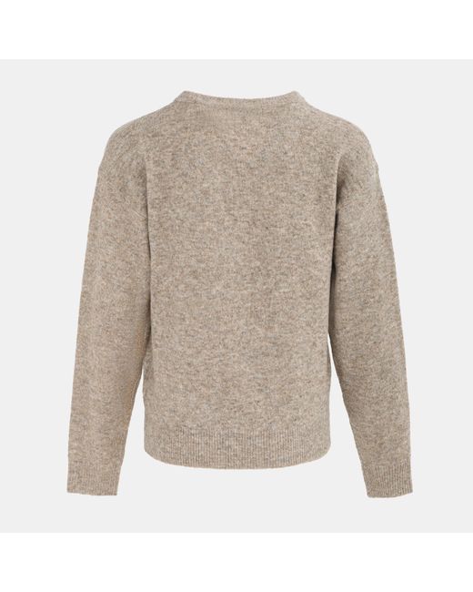 Biba Gray Knit Crew Ld61