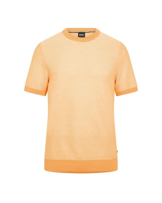 Boss Natural Tantino Knitted T-Shirt for men