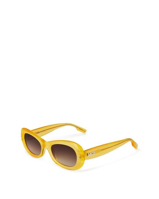 McQ Alexander McQueen Yellow Sunglasses Mq0383S