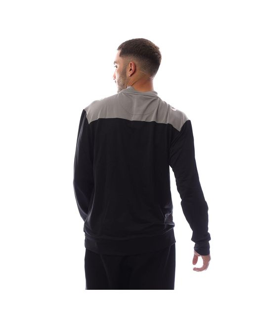 Sondico Black 1/4 Zip Fleece for men