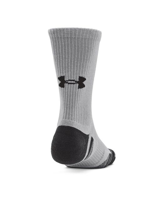Under Armour Black Ua Performance Tech 3-Pack Crew Socks