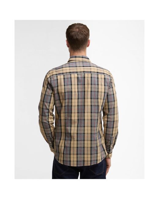 Barbour Brown Kenton Shirt for men