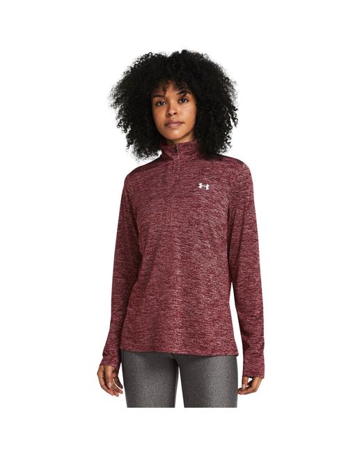 Under Armour Red Tech Half Zip Top
