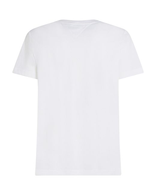 Tommy Hilfiger White Tommy Chest Isrt T Sn44 for men