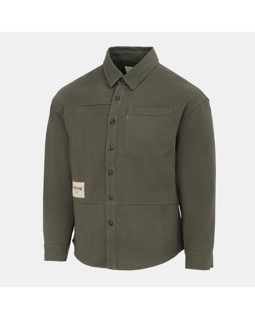 Firetrap Green Heavy Shirt for men