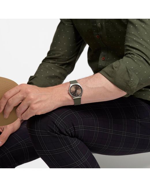 Swatch Metallic Skin Irony Slim Quartz Analogue Watch