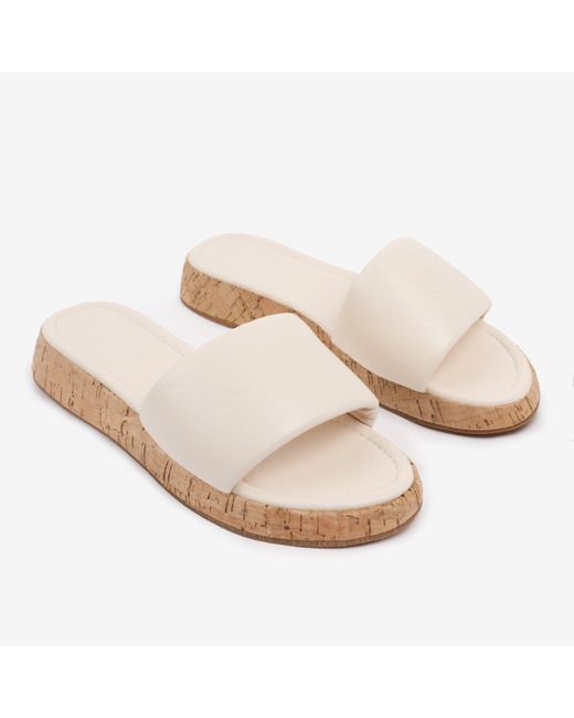 Where's That From Multicolor Pu Julia Flatform Sliders Sandal Ladies