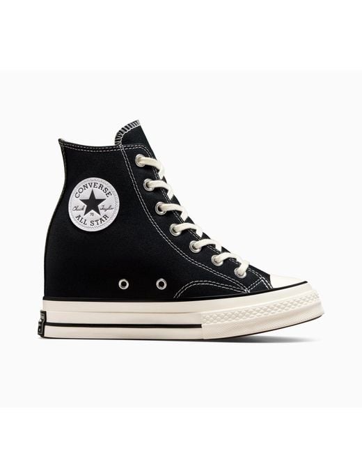 Converse Black Chuck 70 Wedge Heeled Sandals