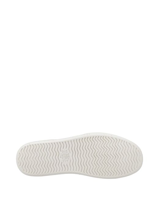 HeyDude White Sunapee Coastline Shoe for men