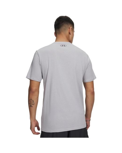 Under Armour Gray Foundation Short Sleeve for men