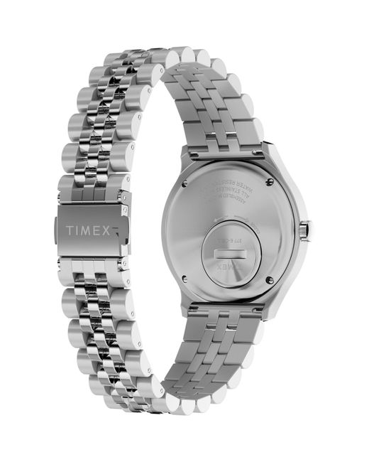 Timex Metallic Water Resistant Analogue Quartz Watch for men