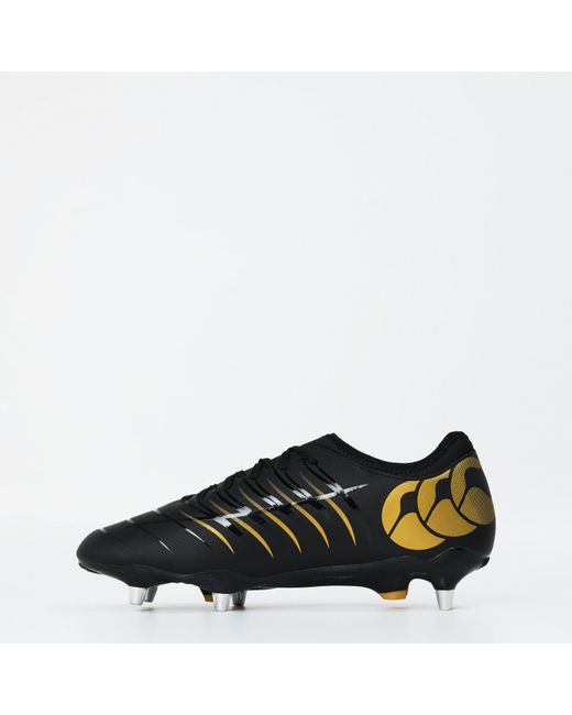 Canterbury Black Phoenix Team Adults Soft Ground Rugby Boots for men