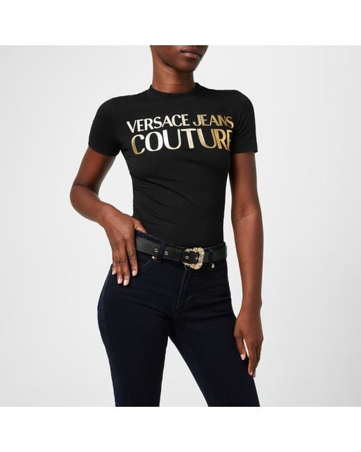 Versace Jeans Couture Blue Donna Buckle Belt
