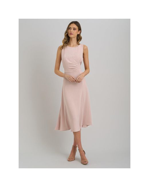 Gina Bacconi Gray Penny Sleeveless Shift Dress