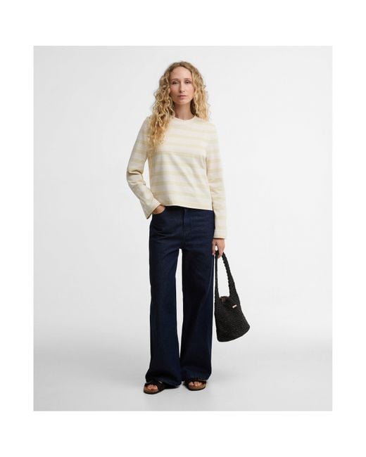 Barbour Natural Long Sleeve T-Shirt