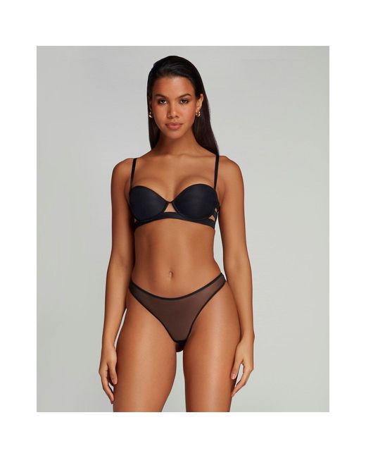 Agent Provocateur Black Lucky Strapless Underwired Bra