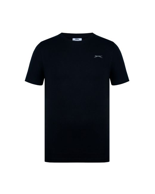 Slazenger 1881 Black Plain T-Shirt for men