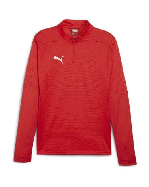PUMA Red Teamfinal Training 1/4-Zip Fleece for men