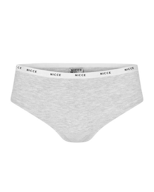 Nicce London White Hipster Brief Ld99