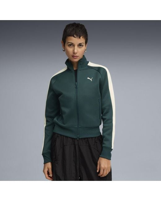 PUMA Green T7 Track Jacket