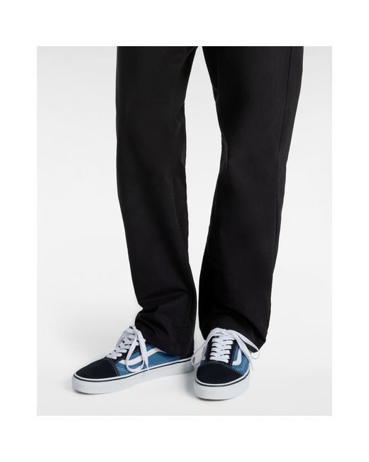 Vans Blue Old Skool Canvas Low Top for men