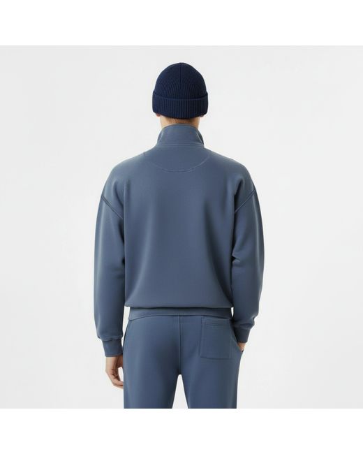 Jack Wills Blue Quarter-Zip Fleece for men