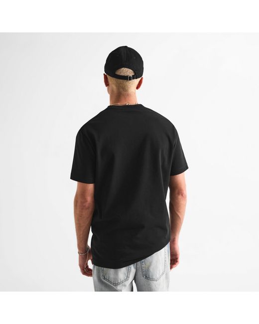 DSquared² Black Dsq Sig Logo Tee Sn63 for men