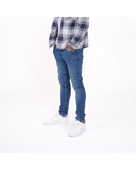 Firetrap Blue Skinny Jeans for men