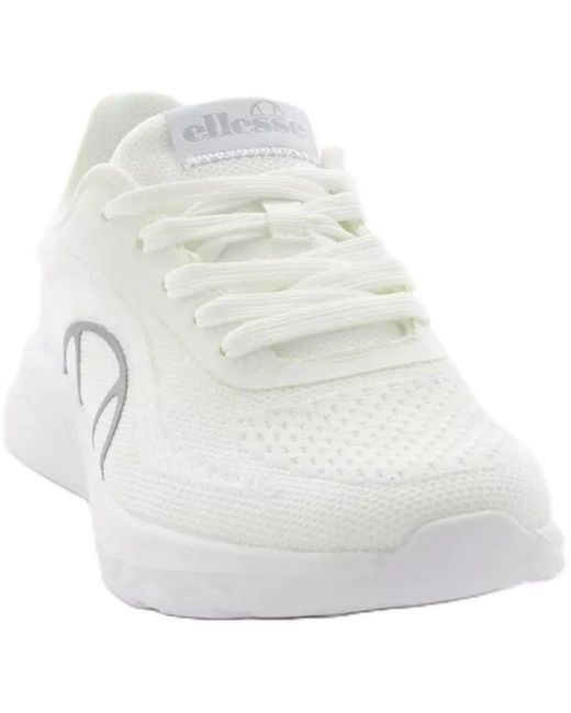 Ellesse White Como Runner Low-Top Trainers
