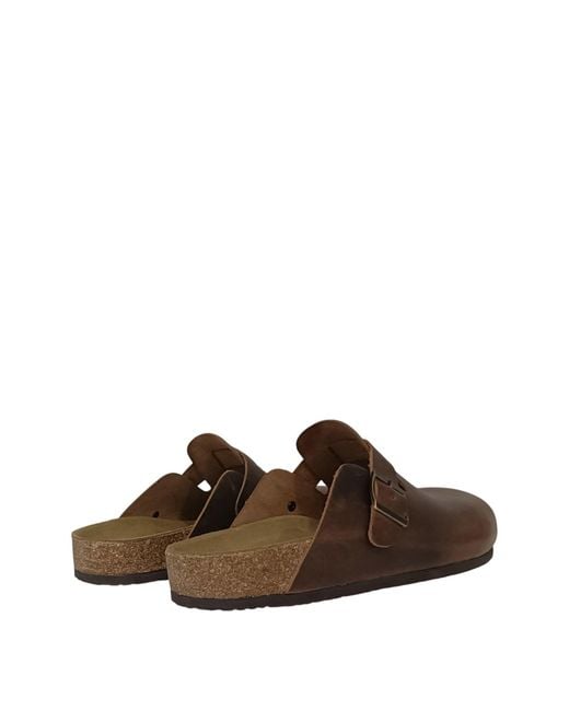 Jack Wills Brown Mule Sandals