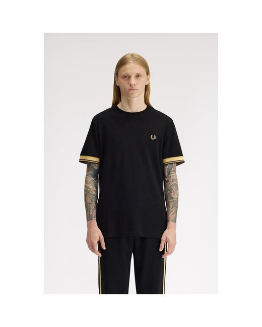 Fred Perry Black T-Shirt for men