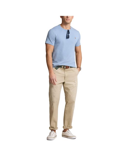 Polo Ralph Lauren Blue Regular Fit Pima T-Shirt for men